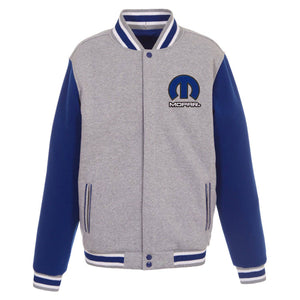 Mopar Two-Tone Reversible Fleece Jacket - Gray/Royal