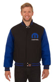 Dodge Mopar Embroidered Wool Jacket - Black/Royal