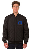 Mopar Wool & Leather Reversible Varsity Jacket - Black