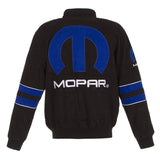 Dodge Mopar Generic Twill Jacket - Black/Royal