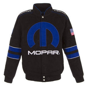 Dodge Mopar Generic Twill Jacket - Black/Royal