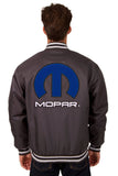 Mopar Poly Twill Varsity Jacket - Charcoal