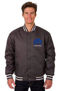 Mopar Poly Twill Varsity Jacket - Charcoal