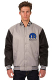 Mopar Poly Twill Varsity Jacket - Gray/Black