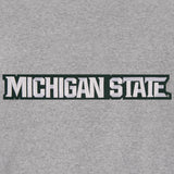 Michigan State Spartans Two-Tone Reversible Fleece Jacket - Gray/Black - J.H. Sports Jackets