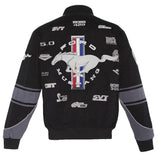 Authentic Ford Mustang  Cotton Twill JH Design Jacket - Black