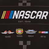 NASCAR Generic JH Design Black Twill Logo Uniform Full-Snap Jacket