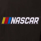 NASCAR Wool & Leather Varsity Jacket - Black