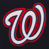 Washington Nationals Reversible Wool Jacket With Embroidered Logos  JH Design - Navy