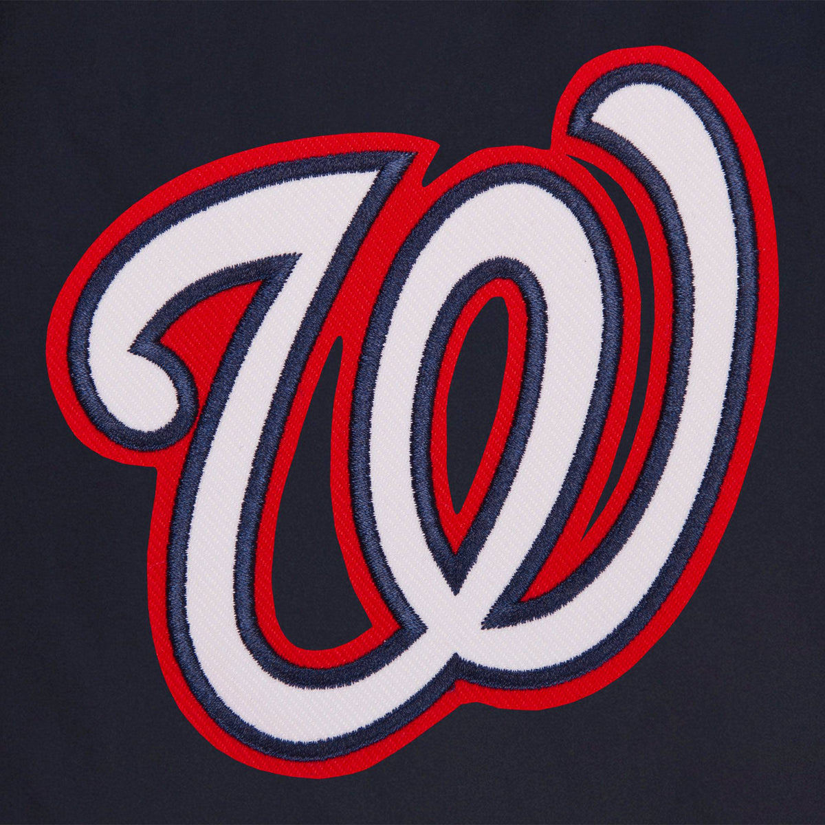 Washington Nationals Reversible Wool Jacket With Embroidered Logos JH