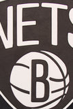 Brooklyn Nets  Domestic Two-Tone Handmade Wool and Leather Jacket-Black/White - J.H. Sports Jackets