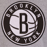 Brooklyn Nets  JH Design Two-Tone Reversible Fleece Jacket - Gray/Black