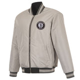 Brooklyn Nets Reversible Full-Zip Flight Jacket