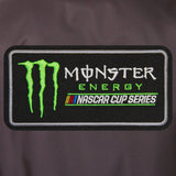 Monster Energy NASCAR Cup Series Poly Twill Varsity Jacket - Black