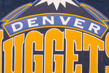 Denver Nuggets Full Leather Jacket - Navy