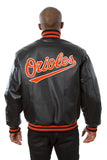 Baltimore Orioles Full Leather Jacket - Black