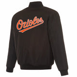Baltimore Orioles Reversible Full-Zip Flight Jacket - J.H. Sports Jackets
