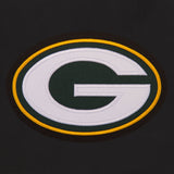 Green Bay Packers Reversible Wool Jacket - Black