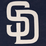 San Diego Padres Full Leather Jacket - Navy