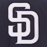 San Diego Padres JH Design Lightweight Nylon Bomber Jacket – Navy