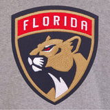 NHL Florida Panthers JH Design  Two-Tone Reversible Fleece Jacket - Gray/Navy