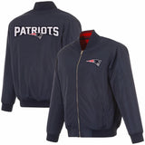 New England Patriots Reversible Full-Zip Flight Jacket