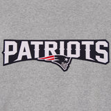 New England Patriots Two-Tone Reversible Fleece Jacket - Gray/Navy