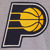 Indiana Pacers  JH Design - Two-Tone Reversible Fleece Jacket - Gray/Navy