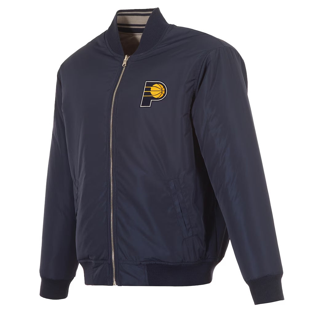 Indiana Pacer Reversible Full-Zip Flight Jacket