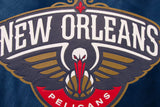 New Orleans Pelicans Full Leather Jacket - Navy