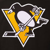 Pittsburgh Penguins Reversible Wool Jacket Embroidered Logos -JH Design - Black