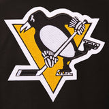 Pittsburgh Penguins Reversible Wool Jacket Embroidered Logos -JH Design - Black