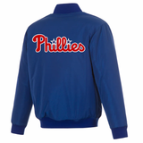 Philadelphia Phillies Reversible Full-Zip Flight Jacket - J.H. Sports Jackets