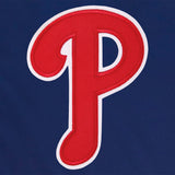 Philadelphia Phillies Reversible Wool Jacket - Royal