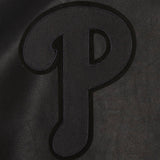 Philadelphia Phillies Full Leather Jacket - Black/Black