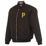 Pittsburgh Pirates Reversible Full-Zip Flight Jacket