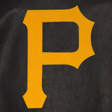 Pittsburgh Pirates Full Leather Jacket - Black