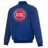 Detroit Pistons Reversible Full-Zip Flight Jacket
