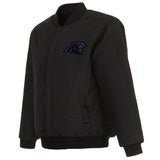 Carolina Panthers Reversible Wool Jacket - Black