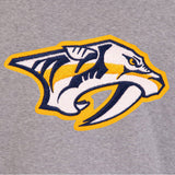 NHL Nashville Predators  JH Design Two-Tone Reversible Fleece Jacket - Gray/Navy