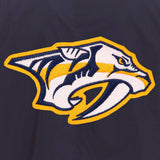 Nashville Predators JH Design Lightweight Nylon Bomber Jacket – Navy