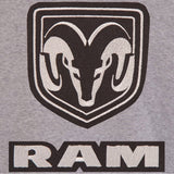 Dodge Ram Two-Tone Reversible Fleece Jacket - Gray/Black