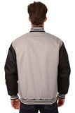 Dodge Ram Poly Twill Varsity Jacket - Gray/Black