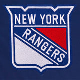 New York Rangers Reversible Wool Jacket - Royal