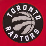 Toronto Raptors Poly Twill Varsity Jacket - Red