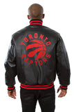 Toronto Raptors Full Leather Jacket - Black