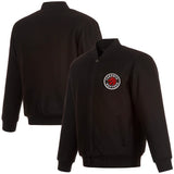 Toronto Raptors Reversible Wool Jacket - Black
