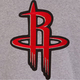 Houston Rockets  JH Design Two-Tone Reversible Fleece Jacket - Gray/Black