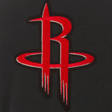 Houston Rockets JH Design Reversible Women Fleece Jacket - Black