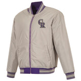 Colorado Rockies Reversible Full-Zip Flight Jacket